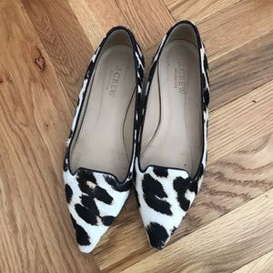J Crew Leopard Flats